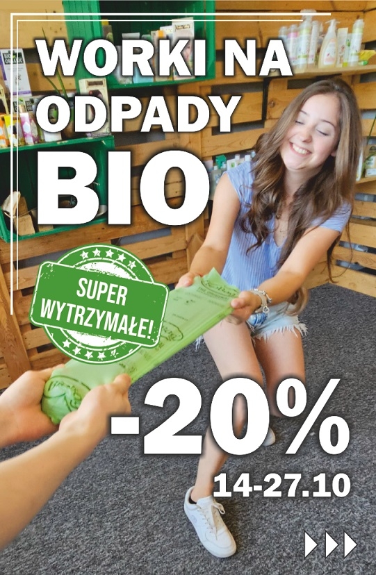 Trwałe mocne worki na odpady bio Biobag